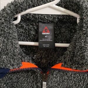 Gerry Weber Kids Charcoal and Neon Orange Puffer Jacket